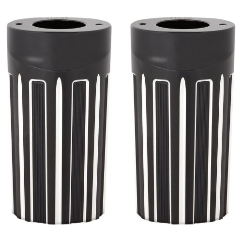 Arlen Ness - Arlen Ness 10-Gauge Fork Boot Covers - Black - 20-017