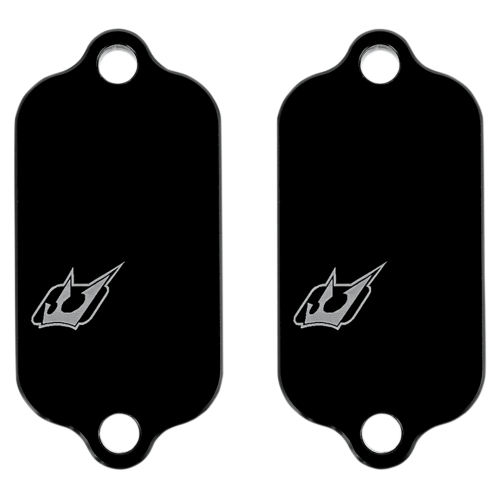 Driven Racing - Driven Racing Engine Block Off Plates - Black - DSBLOCK-17