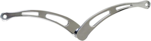 Accutronix - Accutronix Heel/Toe Extended Shifter Lever - Slotted - Chrome - FLHT-SC