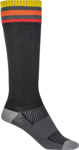 Fly Racing - Fly Racing MX Socks - Thin - 350-0540L - Black - Large