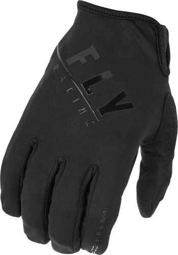 Fly Racing - Fly Racing Windproof Youth Gloves - 371-14106 - Black - Large
