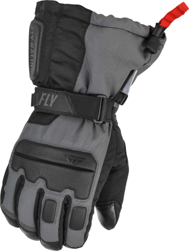 Fly Racing - Fly Racing Aurora Gloves - 363-3893L - Black/Gray - Large