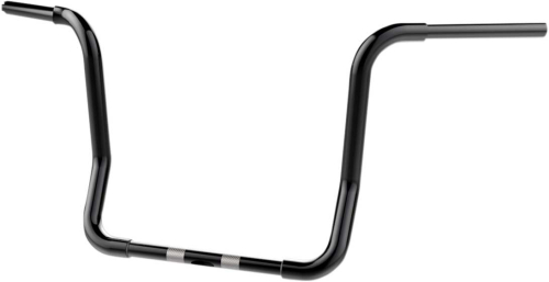 Khrome Werks - Khrome Werks 1-1/4in. Bagger Bobber-Style Ape Hanger Handlebar - 14in. - Black - 300872