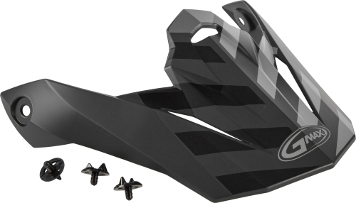G-Max - G-Max Visor with Screws for MX-86 Fame Helmets - Dark Gray/Black - G086070