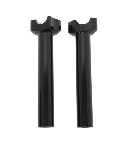 HardDrive - HardDrive Forged Straight Handlebar Risers - 8-1/2in. Rise - Black - 04-561
