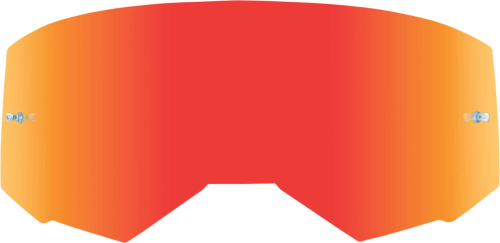 Fly Racing - Fly Racing Single Lens with Post for Zone Pro/Zone/Focus Goggles - Red Mirror/Smoke - FLA-034