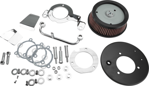 HardDrive - HardDrive M8 Hi Performance Air Cleaner Kit - Satin Black - 120428