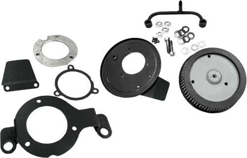 HardDrive - HardDrive M8 Hi Performance Air Cleaner Kit - Chrome - 120427