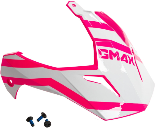 G-Max - G-Max Visor with Screws for GM-11/S Helmets - Trapper Pink/White/Gray - G011106