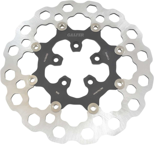 Galfer Brakes - Galfer Brakes Cubiq Front Brake Rotors - Full-Floating with Black Carrie - DF680FLQ