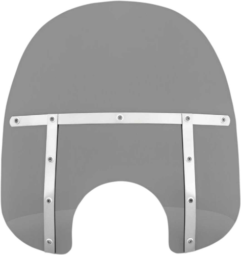 Memphis Shades - Memphis Shades Memphis Fats Windshield (7in. Cutout) - 17in. - Black Smoke - MEM32112