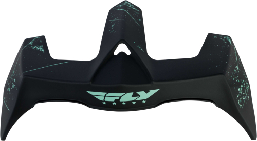 Fly Racing - Fly Racing Rear Spoiler for Revolt Liberator Helmets - Green/Black - 73-88455