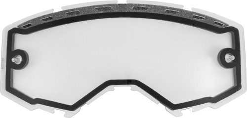 Fly Racing - Fly Racing 2019 Vented Dual Lens - Clear with T.O. Pins - FLB-030