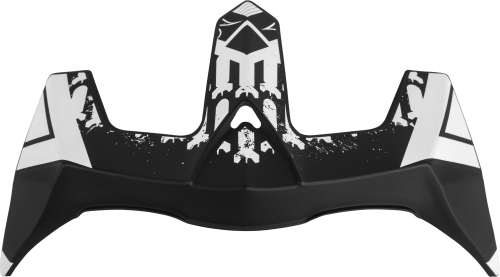 Fly Racing - Fly Racing Rear Spoiler for Revolt Helmets - White/Black - 73-88449