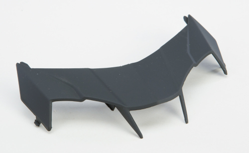 G-Max - G-Max Top Rear Vent L/R for OF77 Helmet - Matte Black - G077007