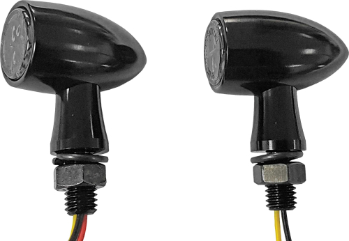 HardDrive - HardDrive LED Run/Turn Signal - Black Housing - White/Amber with Clear Lens - 161182