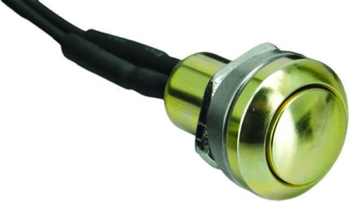 HardDrive - HardDrive Mini Push Button Switch - Gold - 370339