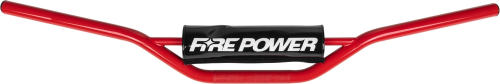 Fire Power - Fire Power Carbon Steel Coated Handlebar - Red - 063201241