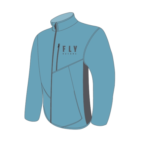 Fly Racing - Fly Racing Mid Layer Womens Jacket - 354-63412X - Blue - 2XL