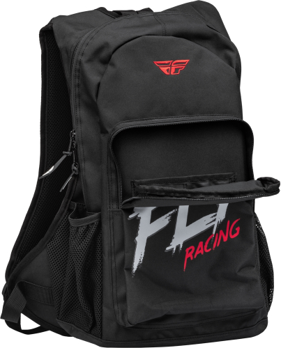 Fly Racing - Fly Racing Jump Pack Backpack - 18in. H x 14in. W x 6in. D - Black/White - 28-5073