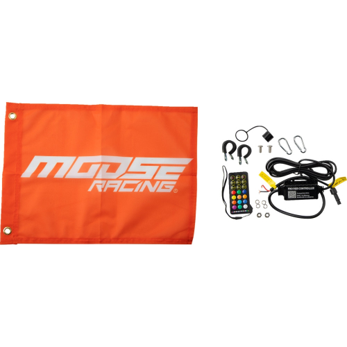 Moose Racing - Moose Racing Deluxe Bluetooth RGB Chase Whip It Light Rods - 5ft. - SB-CHSBTR-151PU