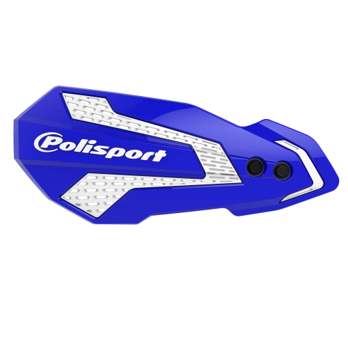 Polisport - Polisport MX Flow Perch Mount Handguard - Blue/White - 8308200015