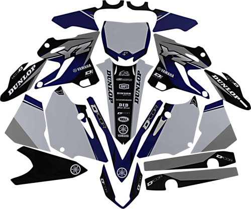 DCOR - DCOR COR 9 Yamaha Complete Graphics Kit - White - 20-50-126