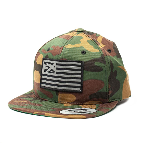 Factory Effex - Factory Effex FX Camo Flag Snapback Cap - 22-86708 - Camo - OSFM