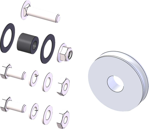 KFI Products - KFI Products Manual Lift Pulley - P800280-R