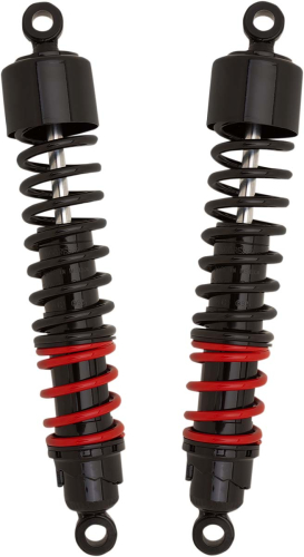 Burly Brand - Burly Brand Stilleto Shocks - 13.5in. - Black/Red - B28-1253