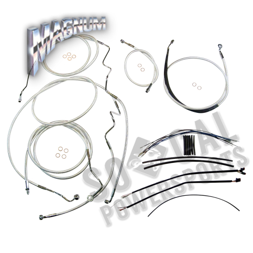 Magnum - Magnum Sterling Chromite II Handlebar Installation Kit for 12-14in. Ape - 387841