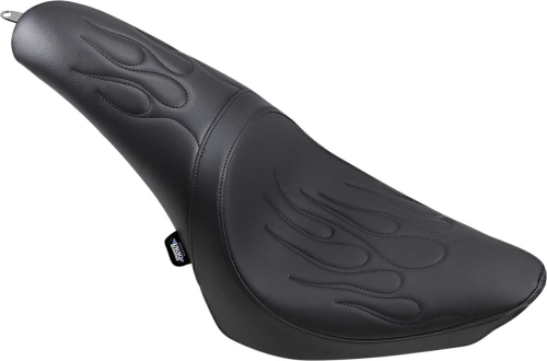Drag Specialties - Drag Specialties Predator Seat - Flame Stitch - 0802-0468