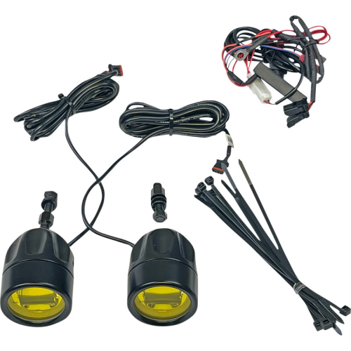 Custom Dynamics - Custom Dynamics Probeam LED Halo Fog Lights - Black - PB-FOG-UNV-YB