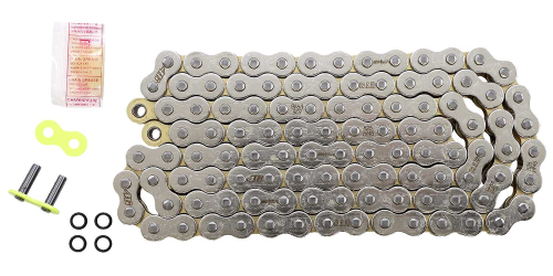 D.I.D - D.I.D 525 VR46 X-Ring Chain - Silver/Gold - 110 links - 525VR46SG110ZB