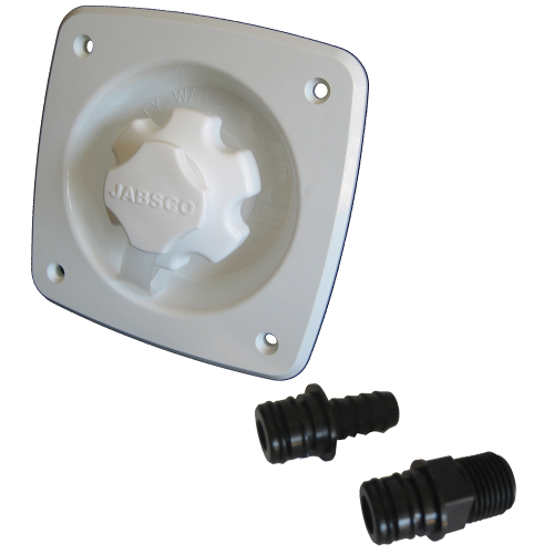 Jabsco - Jabsco Water Pressure Regulator - Flush Mount - White