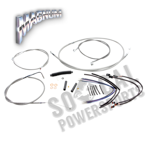 Magnum - Magnum Stainless Steel XR Handlebar Installation Kit for 12-14in. Ape - 589271