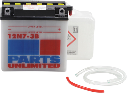 Parts Unlimited - Parts Unlimited 12V Conventional Battery Kit - 12N7-3B-FP
