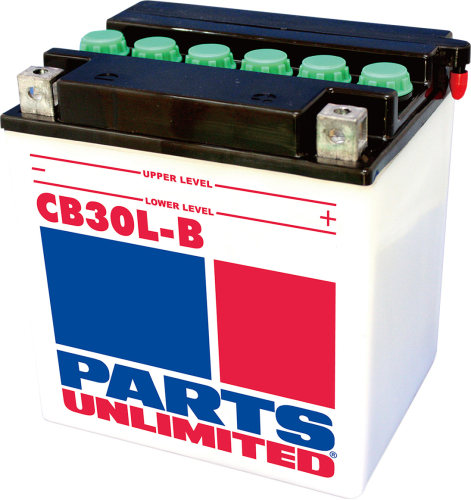 Parts Unlimited - Parts Unlimited 12V Heavy Duty Battery - CB30L-B