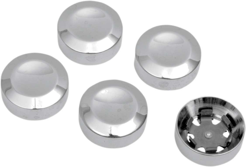 Drag Specialties - Drag Specialties Rear Pulley Bolt Cover - Chrome - D26-0152