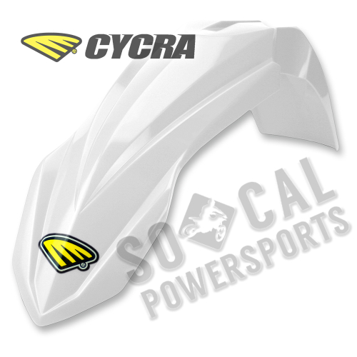 Cycra - Cycra Performance Front Fender - White - 1561-42