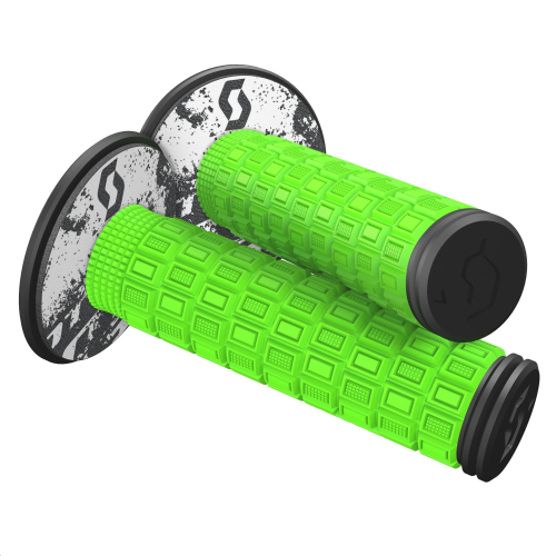Scott USA - Scott USA Mellow ATV Grips - Neon Green/Black - 269305-4376