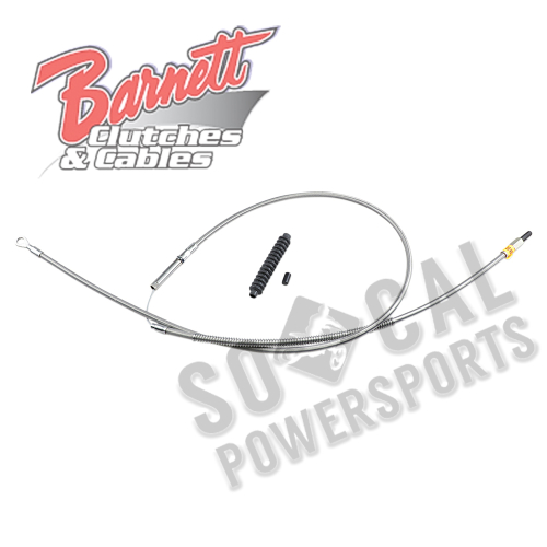 Barnett - Barnett Stainless Clear-Coated Clutch Cable (+12in.) - 102-30-10035-12