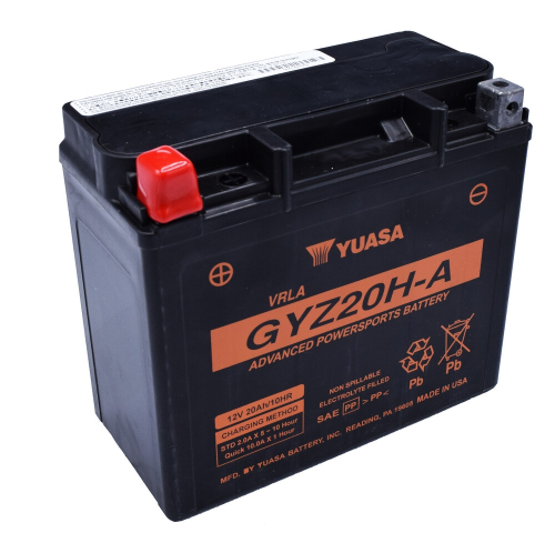 Yuasa - Yuasa GYZ High Performance Maintenance Free Battery - GYZ20H-A - YUAM720GHA