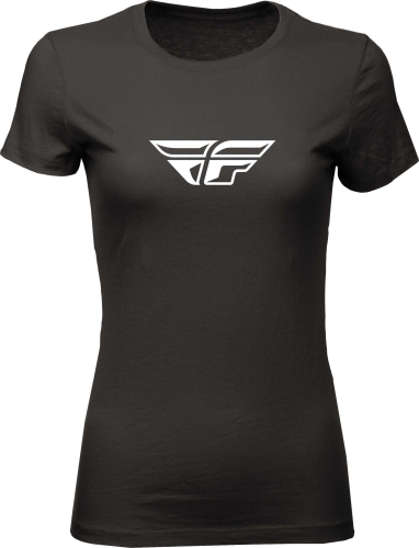 Fly Racing - Fly Racing Fly F-Wing Womens Tee - 356-0480L - Black - Large