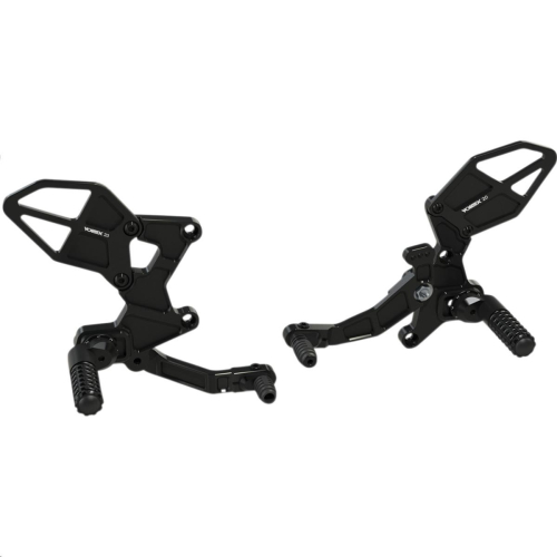 Vortex - Vortex Adjustable Rear Set Version 2 - Black - RS433K