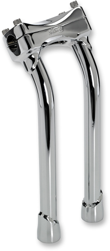 Biltwell Inc. - Biltwell Inc. Murdock Pullback Risers - 12in. - Chrome - MP-012-HD-CP