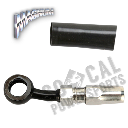 Magnum - Magnum Build Your Own Brake Line Banjo Bolt - 10mm, 15 deg. with 90 deg Twist - 492115