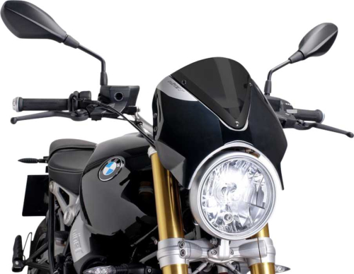 PUIG - PUIG Retrovision Windshield - Dark Smoke - 7012F