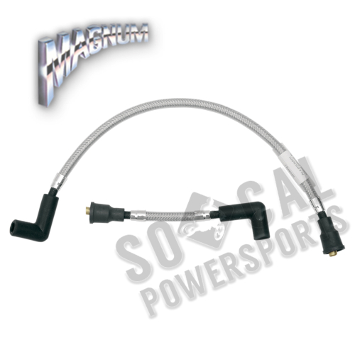 Magnum - Magnum Braided Spark Plug Wires - Polished Stainless - 3023S