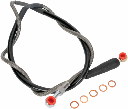 Moose Racing - Moose Racing Stainless Steel Braided Brake Line - K01-1-028/P